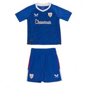 Athletic Bilbao Dětské Venkovní dres komplet 2024-25 Krátký Rukáv (+ trenýrky)